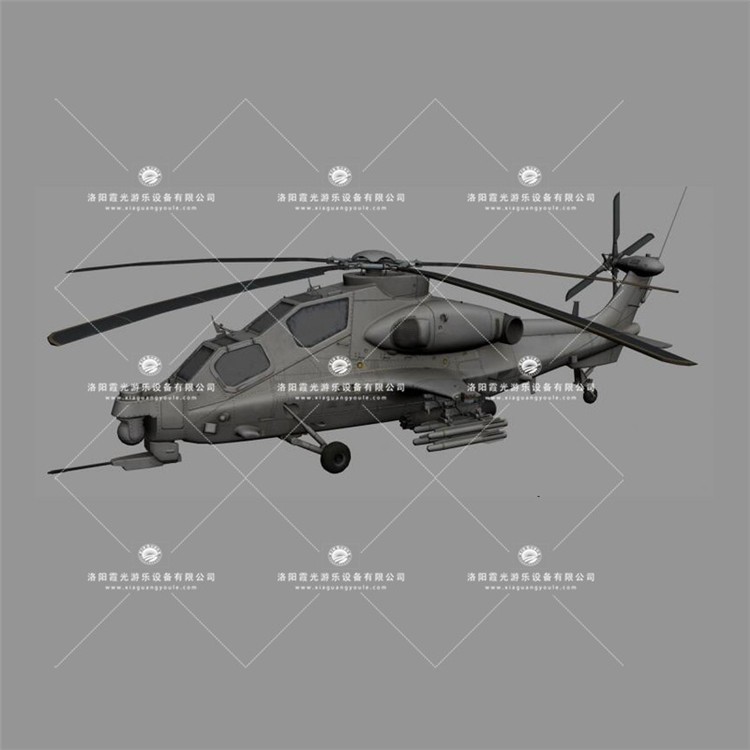 蕉城武装直升机3D模型